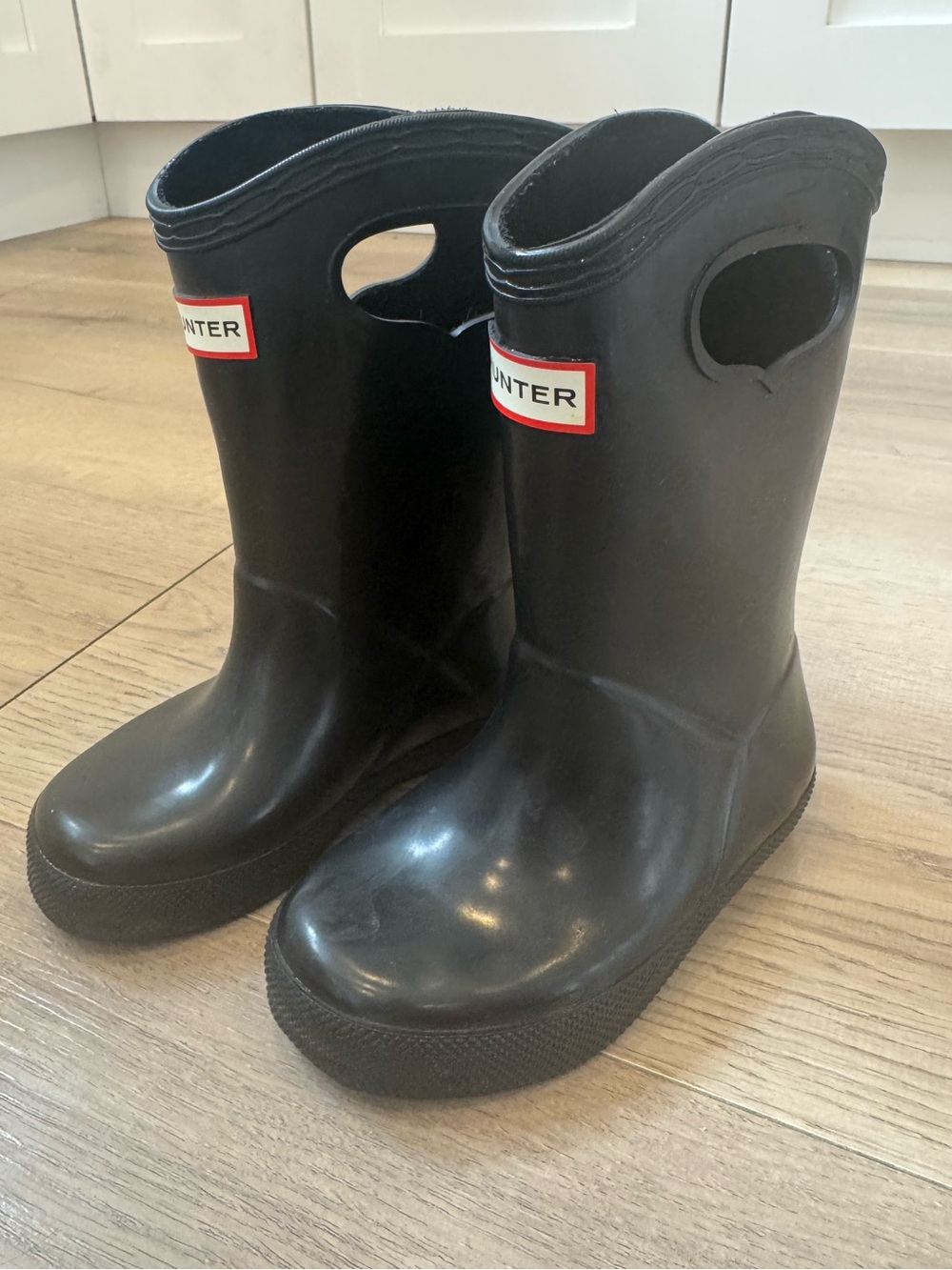 Hunter Toddler Black Rain Boots